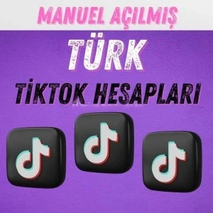 TÜRK | MANUEL AÇILMIŞ TİKTOK HESAPLARI