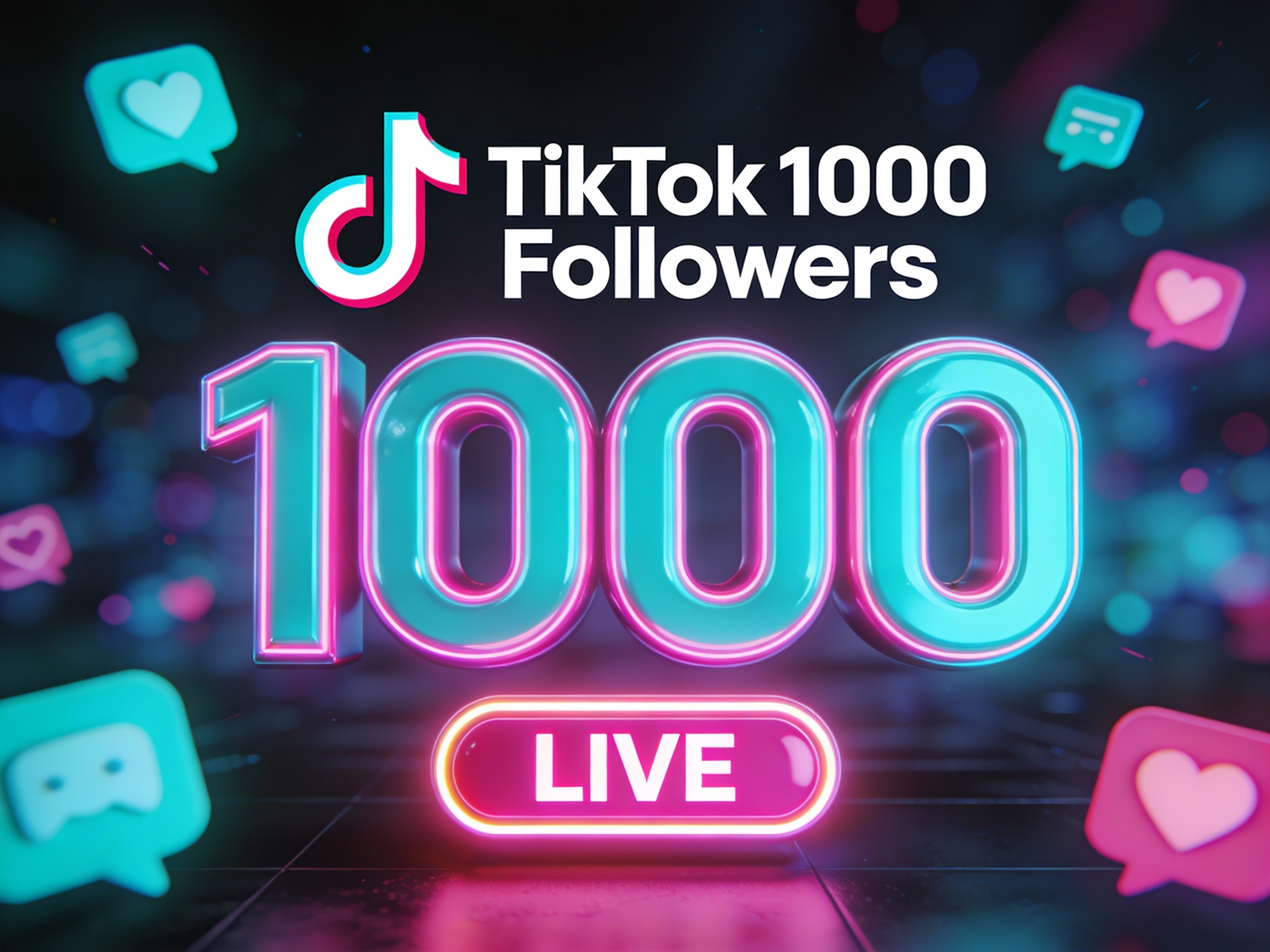 TikTok 1000 Takipçi Satın Al - Canlı Yayın Özelliğini Aç